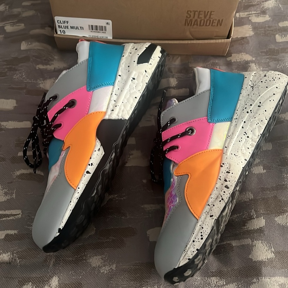Colorful Steve Madden Cliff Sneakers